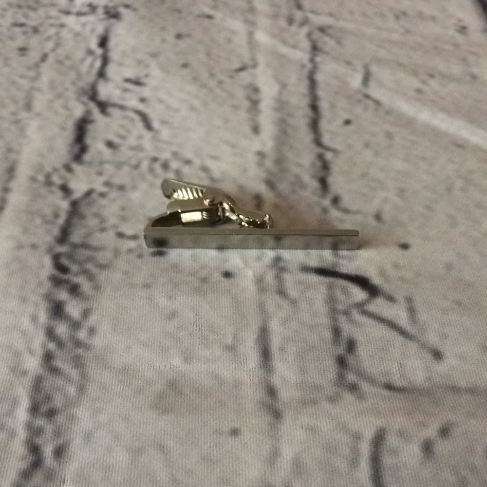 Silver Tie Clip